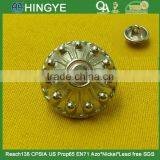 14mm Fancy Metal Shank Button For Jackets --- MJ2383