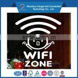 Pvc Decor Wifi Stickers & Self Adhesive Wifi Logo Window Stickers Decal