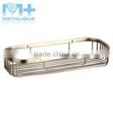 Brass Corner Basket Bathroom Shelves thumbnail-2