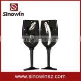Eco-friendly Custom Color Glass Shaped Wine Set thumbnail-2