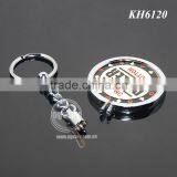 High Quality Zinc Alloy Metal Casino Chips Custom Engraved Enamel Personalized Poker Chip Keyring thumbnail-3