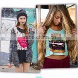 Hot Sale Printed Fancy 3D Digital Printed You Decide White High Quality Baseball White Tshirt for Ladies Fashion Wear thumbnail-3