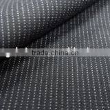 2015 Spring and Summer New Designs Woven Navy Blue and Wite Stripe Fabric