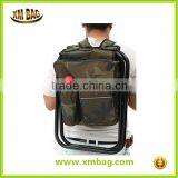 2 in 1 Portable Folding Fishing Chair Backpack With Insulated Cooler Bag for Fishing Camping Cooler Chair thumbnail-3