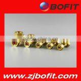 Hot Selling Half Union of Flare to Nptfe Solid Brass