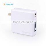 8,200mAh AC/External Portable Battery Charger, Dual Usb Power Bank