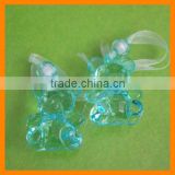 Transparent Blue Bear Beads Wholesale