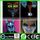 Interesting Vedio Music Actived Custom Fashionable Ladies Round Neck Black Cotton Fashion el Equalizer Glasses