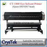 CRYSTEK CT-1800 Vinyl Digital Inkjet Printing Machine for Guangzhou Factory