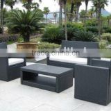 Alu frame outdoor rattan tea table and sofa set