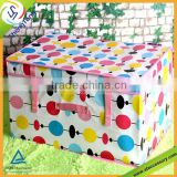 Various pattern Waterproof Coating Foldable Storage Box