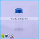 95ml Clear Neck Finish Glass Vials For Perfumes With Blue Aluminum Continuous Thread Cap With Liner thumbnail-2