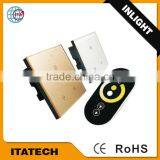 12V~24VDC 6A 6-keys RF Glass Panel Light Touch Controller/Dimmer thumbnail-1