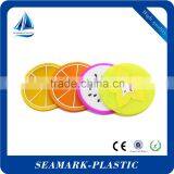 2016 Bulk Wholesale Funny Silicone Fruit Coaster for Sale