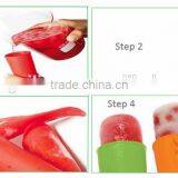 100% Food Grade User-friendly Silicone Popsicle Mold With Different Colors thumbnail-2