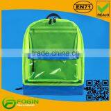 Green Pvc Custom Backpack for Travel