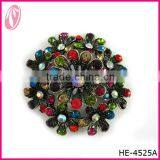 Fashion Colored Rhinestone Brooch With Lots of Brooch Pins thumbnail-1