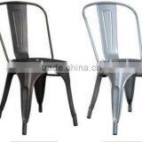 2016 Hot Sale Industrial Metal Chair Gloss Finish Dinning Colorful Stackable Side Chair thumbnail-2