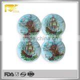 Home 8 '' Round Boat Pattern Ceramic Stock Restaurant Plates for Wall Decor thumbnail-1