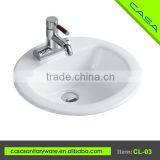 Best Selling Simple White Ceramic Shampoo Basins Prices thumbnail-1