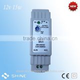 12v 15w 1.25a din rail power supply with 2 years warranty