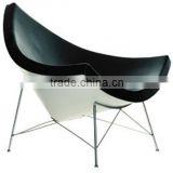 Fashional design Coconut shaped living room chair with metal leg