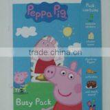 Busy Pack Set Including of Drawing Sheets, Card and Sticker Set