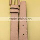 Covered Button Buckle Belt With Stitching thumbnail-2