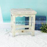 European And American Vintage Wooden Stool Decor
