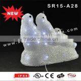 Acrylic LED Penguin for Outdoor Christmas Decoration thumbnail-4