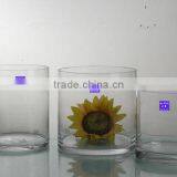 Hand Blown Glass Flower Vase thumbnail-1