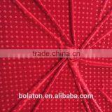 Top Quality Red Wedding Dress KS Velvet With Emboss Square Design