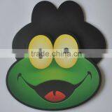 Unique Design Promotions Pvc Lamination Foam Eva Mouse Pad, Animal Shape Frog Mouse Pad