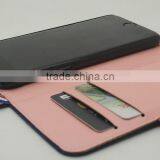 High Quality Card Holder Jean & Leather Case for Iphone 6 thumbnail-2