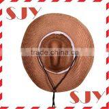 Handmade Natural Stylish Wide Brim Mexico Straw Hat, Foldable Straw Hat thumbnail-3