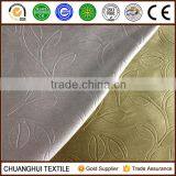 2015 New Product Polyester 3D Embossed Leaf Pattern Breathable Blackout Fabric thumbnail-1