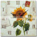 Square Antique Top Quality Metal Wall Clock