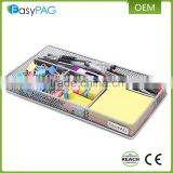 Custom Design High Quality S Size Metal Wier Mesh Office Desktop Organizer thumbnail-1