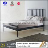 Black Steel king size bedroom set furniture foshan