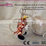 New Design Lovely Fashion High Quality Factory Price Promotional Gifts and Holiday Gifts Wholesale Plush Keychains Reindeer thumbnail-3