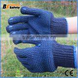 BSSAFETY 2015 Wholesale Cotton Knitted Pvc Garden Work Glove thumbnail-3