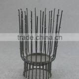 Metal WIRE CANDLE HOLDER thumbnail-1