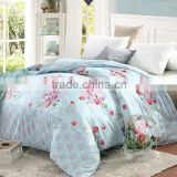 micofiber 100% polyester printed brushed home textile bright flower bedding soft fabric