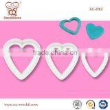 Fondant Cake Sugarcraft Heart Shape Cutter Set 3pcs Each Set