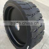 Professional Manufacture Genie Scissor Lift Platform Parts 22x7x173/4 Solid Tires for Lifting Machine Car Best Price thumbnail-2