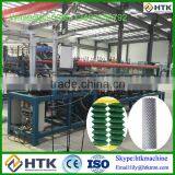 Fully Automatic Double Wire Feeding Diamond Mesh Chain Link Fence Machine thumbnail-3