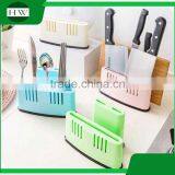 Kitchen Accessories Multipurpose Plastic Chopping Board Pot Pan Cover Lid Flatware Knife Storage Rack Holder thumbnail-1