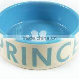 Dog Paw Printing Ceramic Bowl Pet Ceramic Bowl Dog Bowl Cat Bowl thumbnail-3