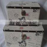Eiffel Tower Design Set 2 Linen Printing Storage Box thumbnail-3