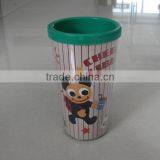 16oz Plastic Coffee Mug thumbnail-1